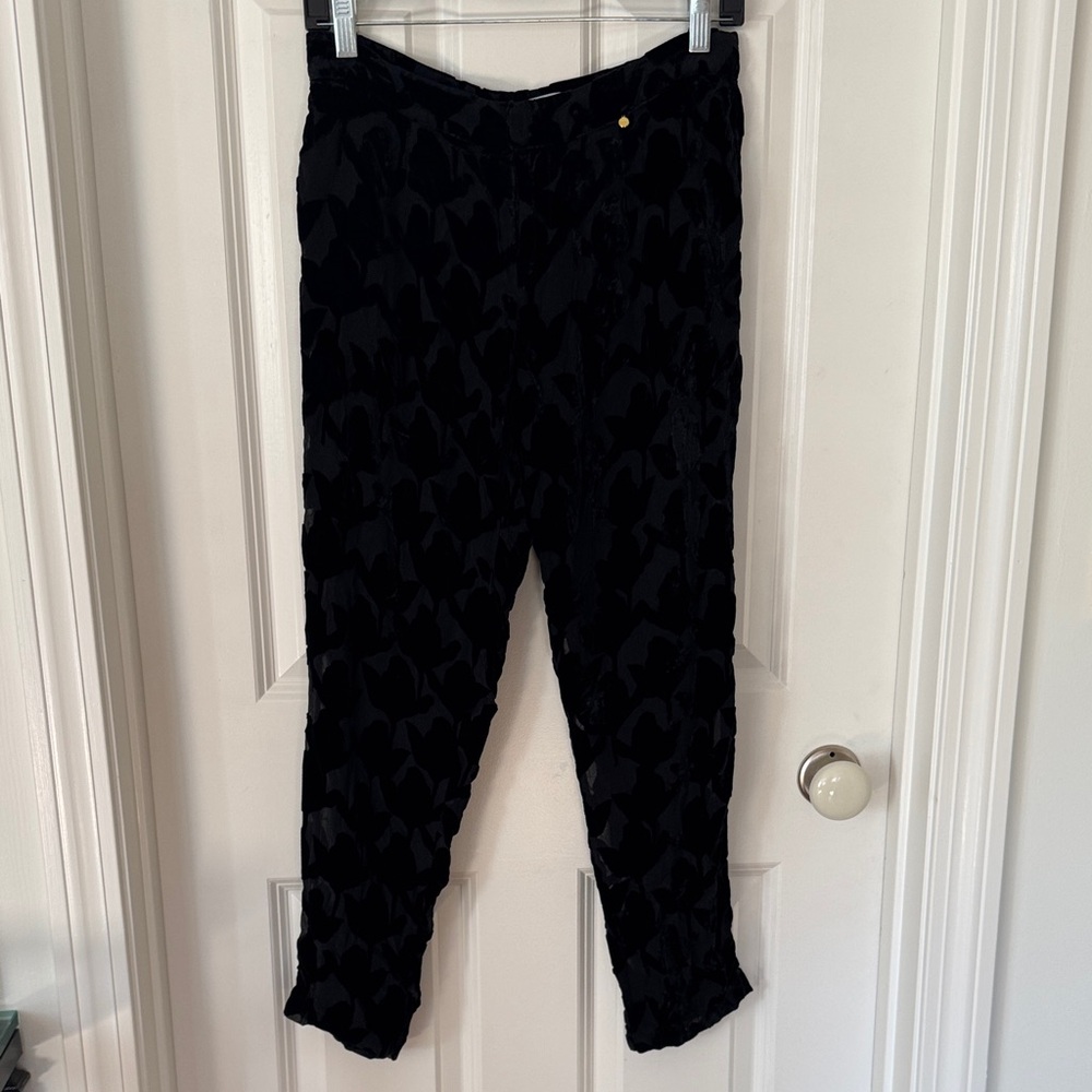 Black Straight Leg Pants